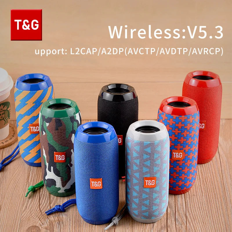 Bluetooth Speaker T&G TG117 Portable TWS