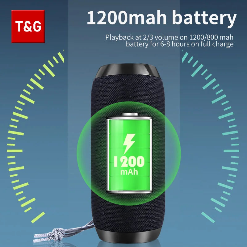 Bluetooth Speaker T&G TG117 Portable TWS
