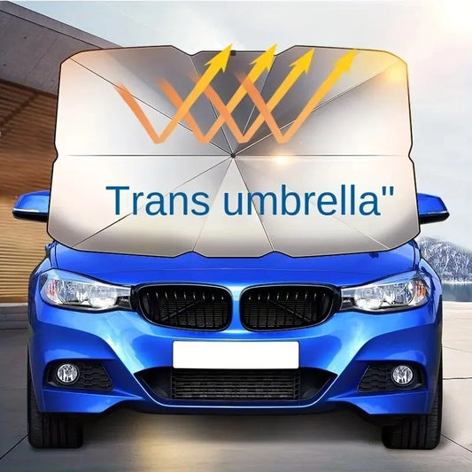 Car Front Windshield Sunshade Umbrella For Summer