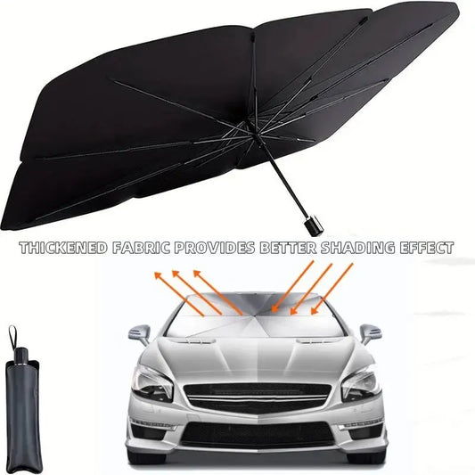 Car Front Windshield Sunshade Umbrella For Summer